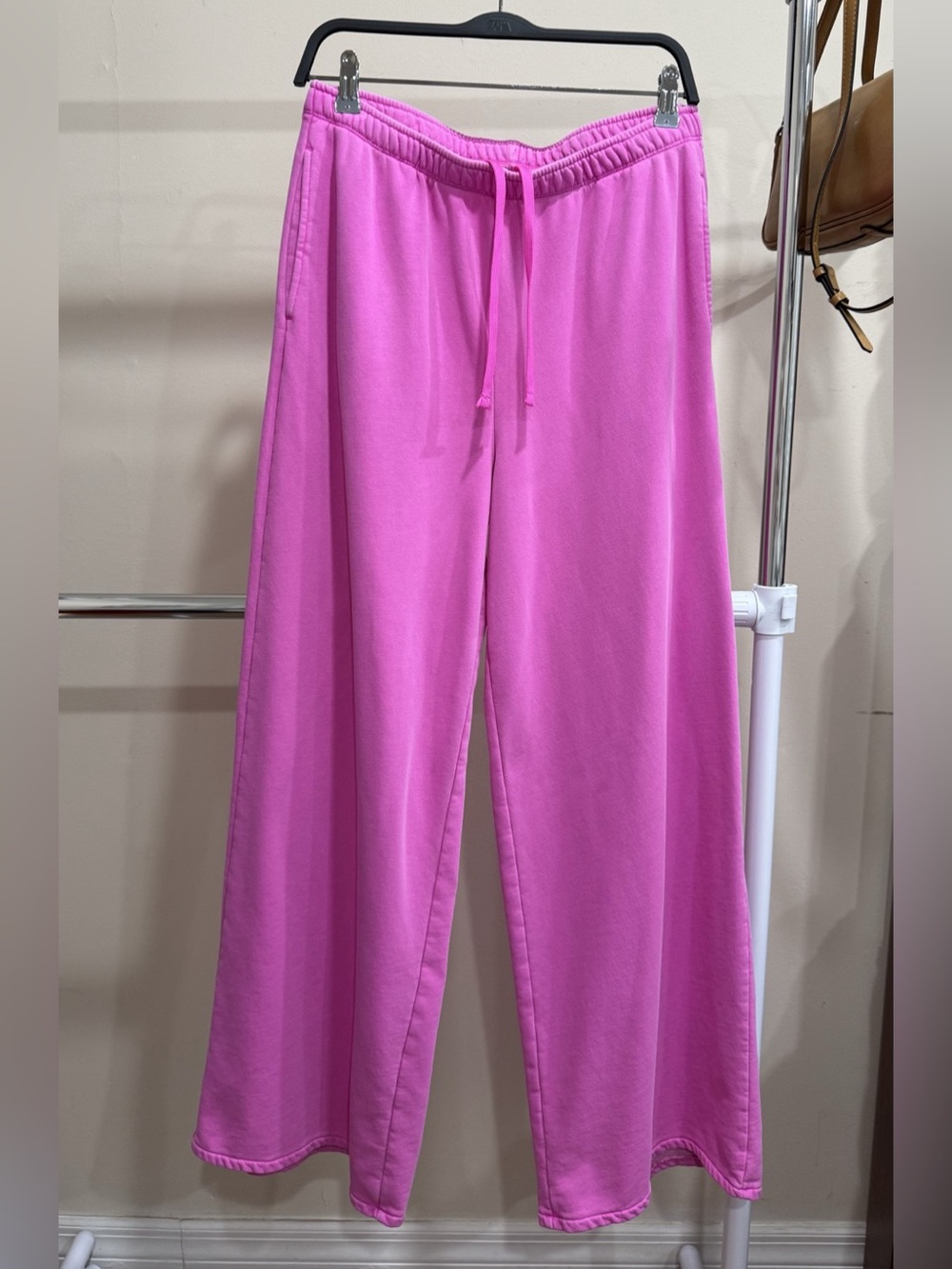 GAP Pink Wide Leg Sweatpants Size M Regular